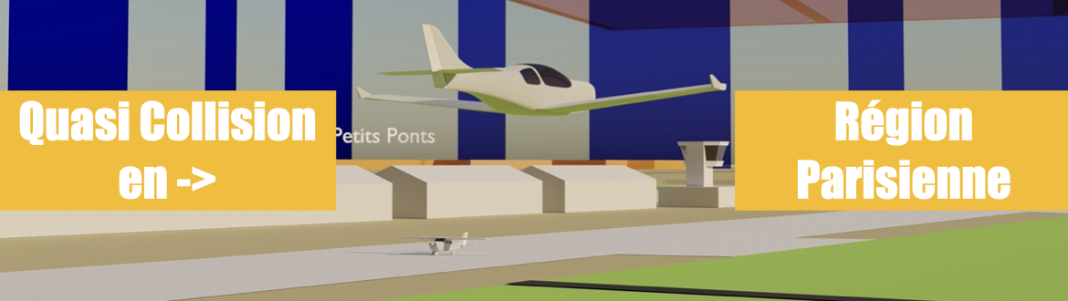 Quasi-collision en Région Parisienne
